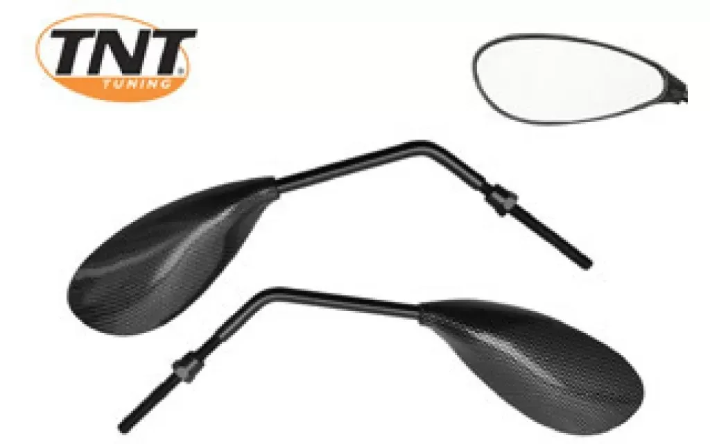 Carbonnen Spiegels Scooter