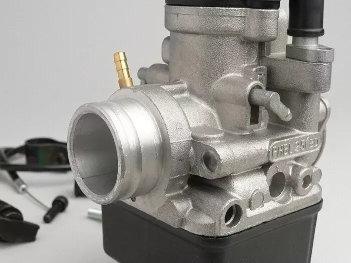 Carburateur Kit  Malossi 25mm Dellorto PHBL  Handmatige Choke, Piaggio Hexagon (125 180 cc 2 takt)  