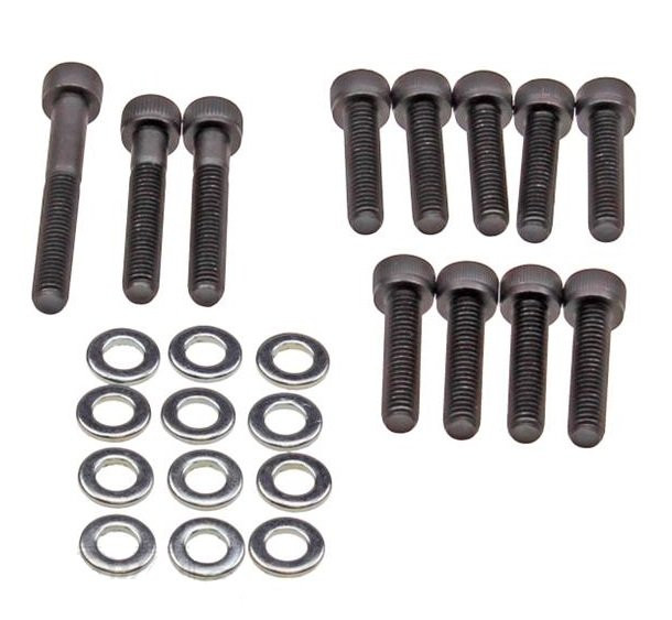 Bouten voor carterdeksel Minarelli (carterbouten) - Zwart