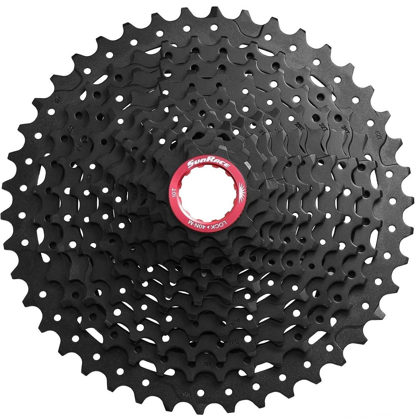 Cassette 11 Speed Sunrace CSMX9X Voor Sram XD-Driver Body 10-42T Zwart