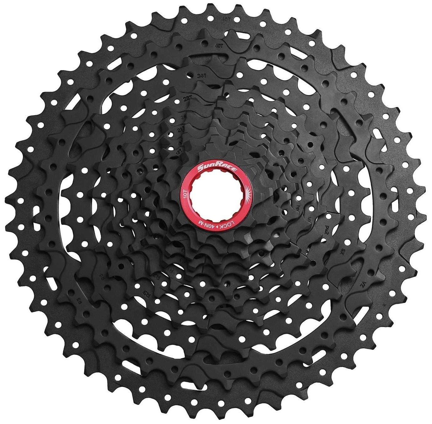 Cassette 11 Speed Sunrace CSMX9X Voor Sram XD Driver Body 10-46T Zwart