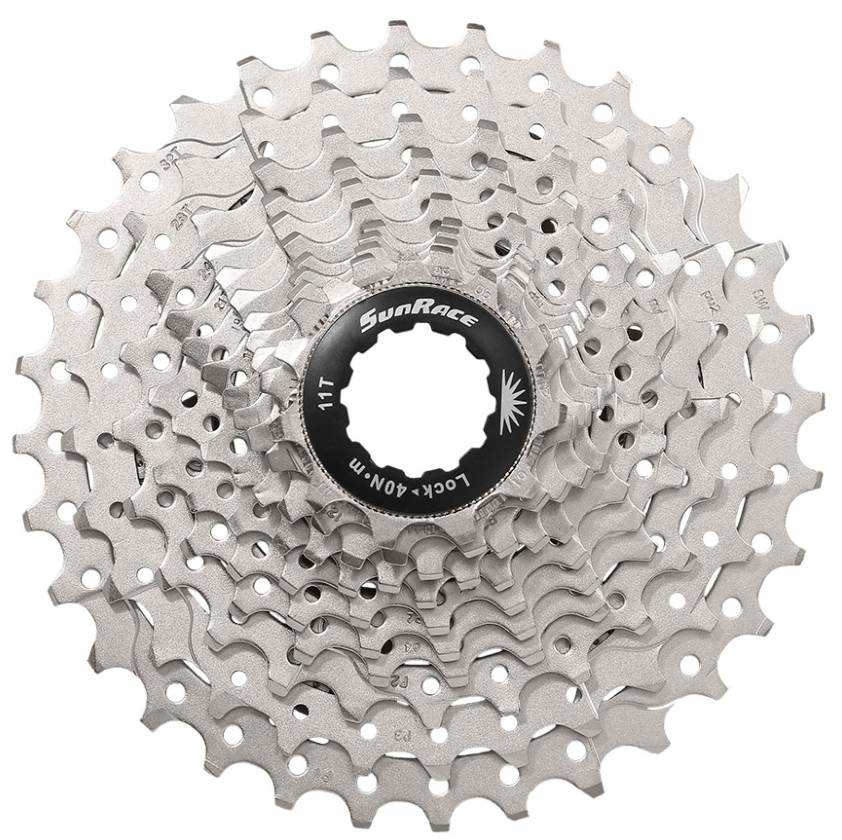 Cassette 11 Speed Sunrace CSRS3 11-32T Metallic Met Zwarte Spider