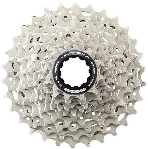 Cassette 12 Speed Shimano Ultegra CS-R8100 11-30T Zilver