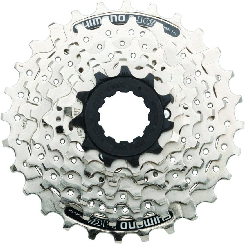 Cassette 7 Speed Shimano HG41 11-28T Zilver