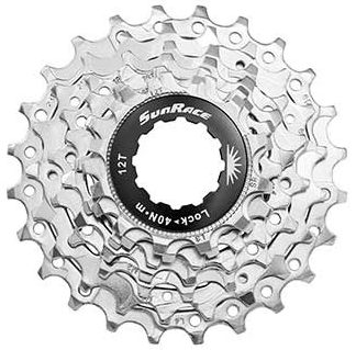 Cassette 7 Speed Sunrace CSR63 12-24T Zilver