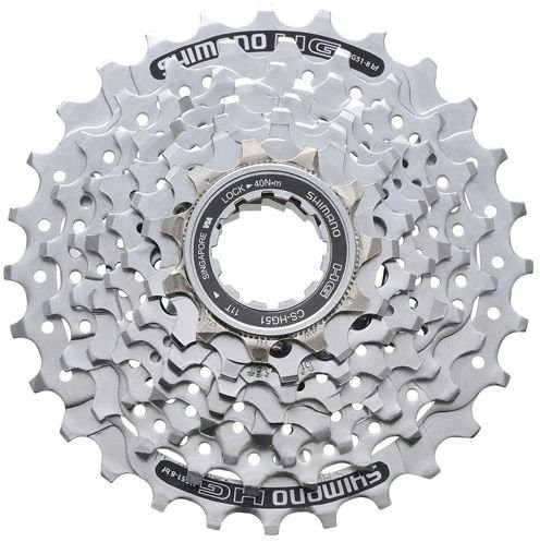 Cassette 8 Speed Shimano Alivio GH51 11-32T Zilver