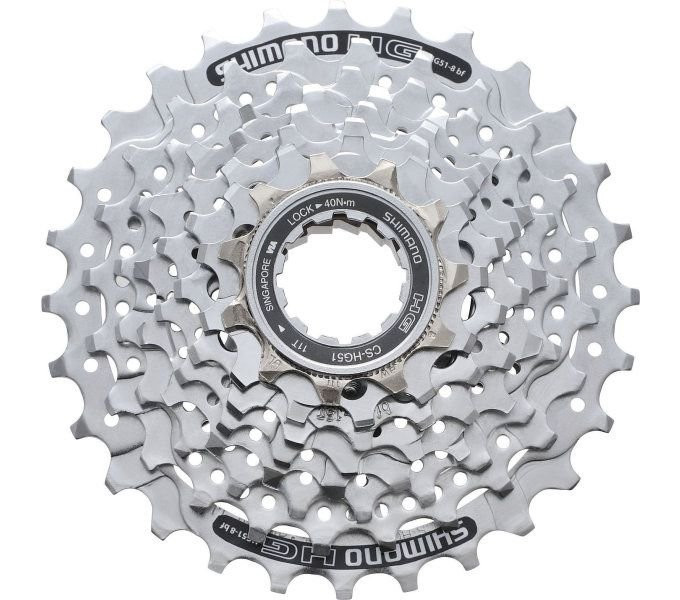 Cassette 8 Speed Shimano Alivio HG51 11-30T (10 Stuks in Werkplaatsverpakking)