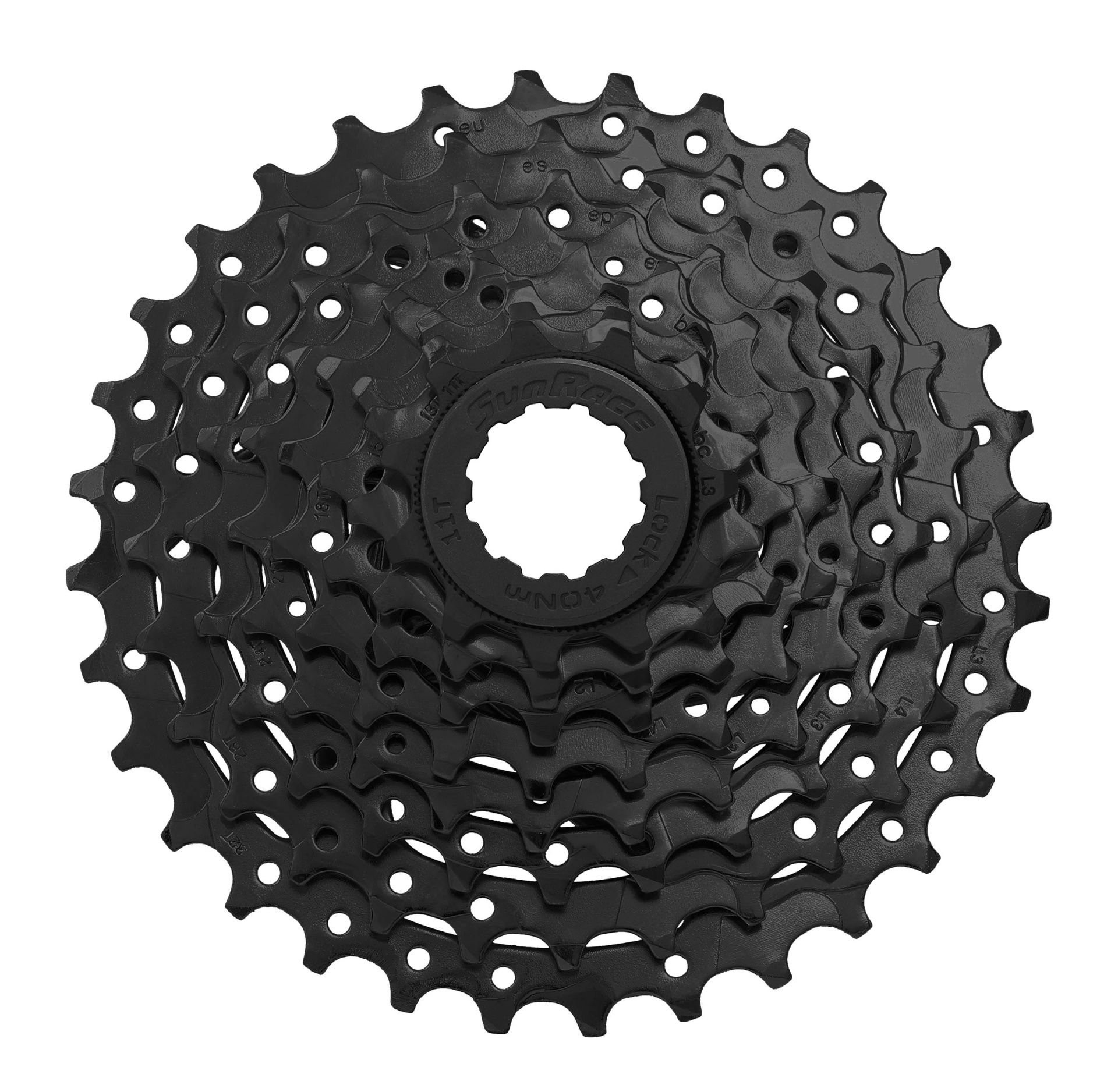Cassette 8 Speed Sunrace CSM55 11-32T Zwart (Werkplaatsverpakking)