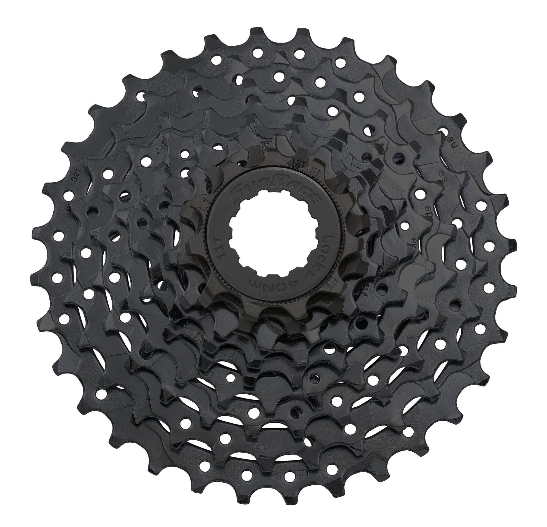 Cassette 9 Speed Sunrace CSM90 11-36T Zwart