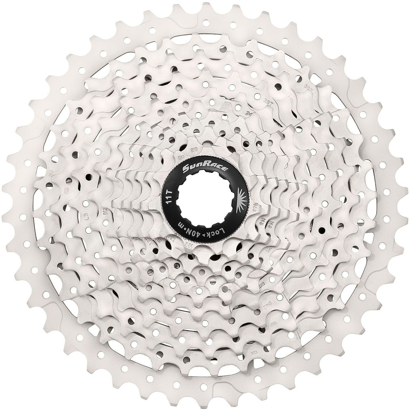 Cassette Sunrace CSMS3 10 Speed - 11-40T Zilver