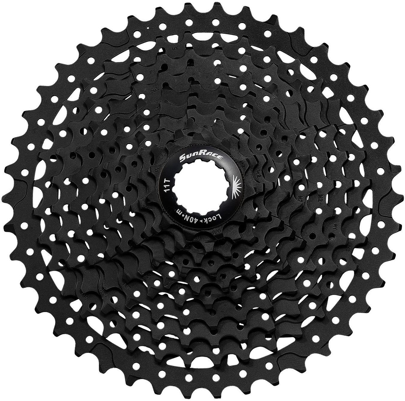 Cassette Sunrace CSMS3 10 Speed - 11-42T Zwart