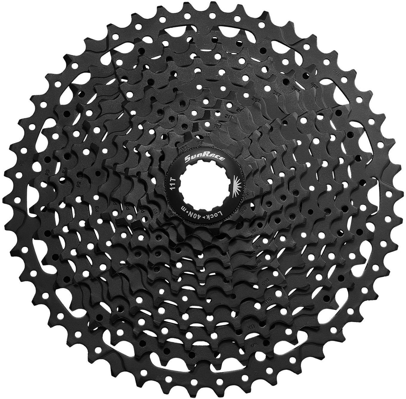 Cassette Sunrace CSMS8 11 Speed - 11-40T Zwart