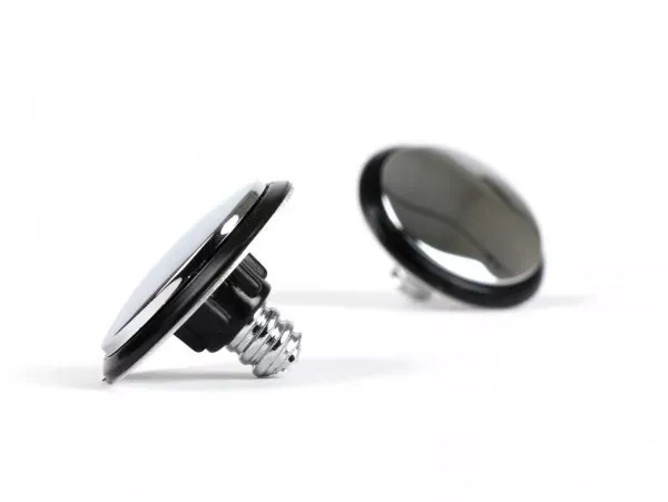 Cover Set Voor Spiegelgat  Blinde Plug  Antenne Gat  Gat Cover Set Universal Chroom  Ø=22mm (Vespa Pk Px)