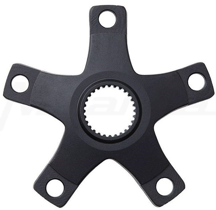 Crank spider Miranda Voor Bosch 4 Motor 5-Arm BCD 104 47.5mm Aluminium Zwart