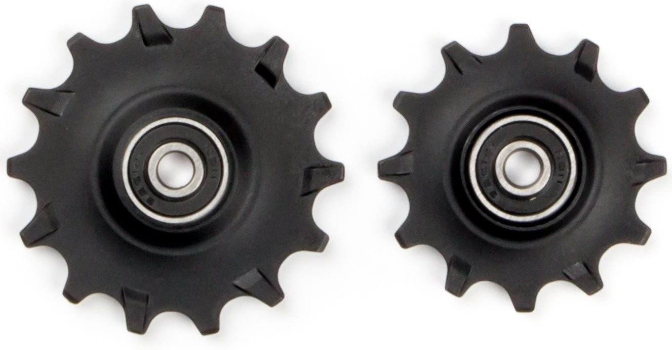 Derailleurwieltjes 2 x 12 en 2 x 14 Tands Elvedes Met Standaard Afgedichte Lagers