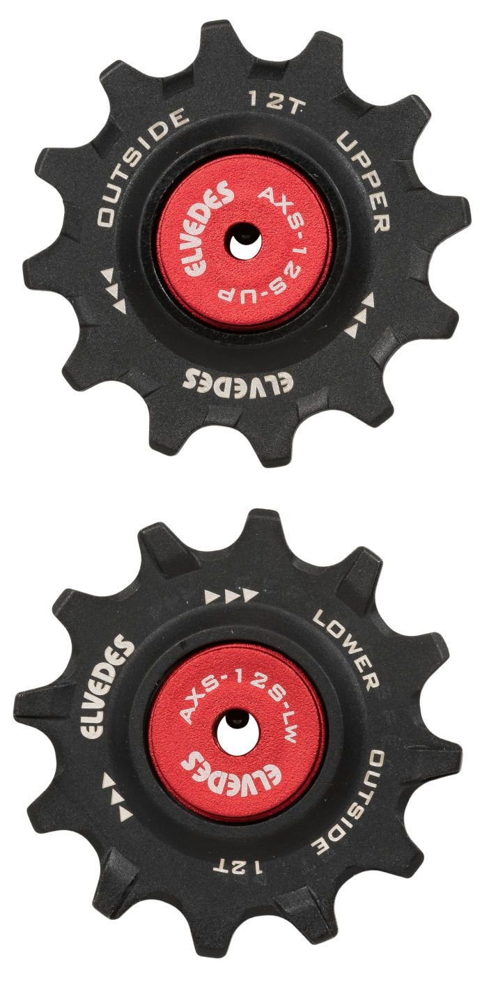 Derailleurwieltjes 2 x 12 Tands Elvedes SRAM Force Red eTap AXS Narrow  Wide