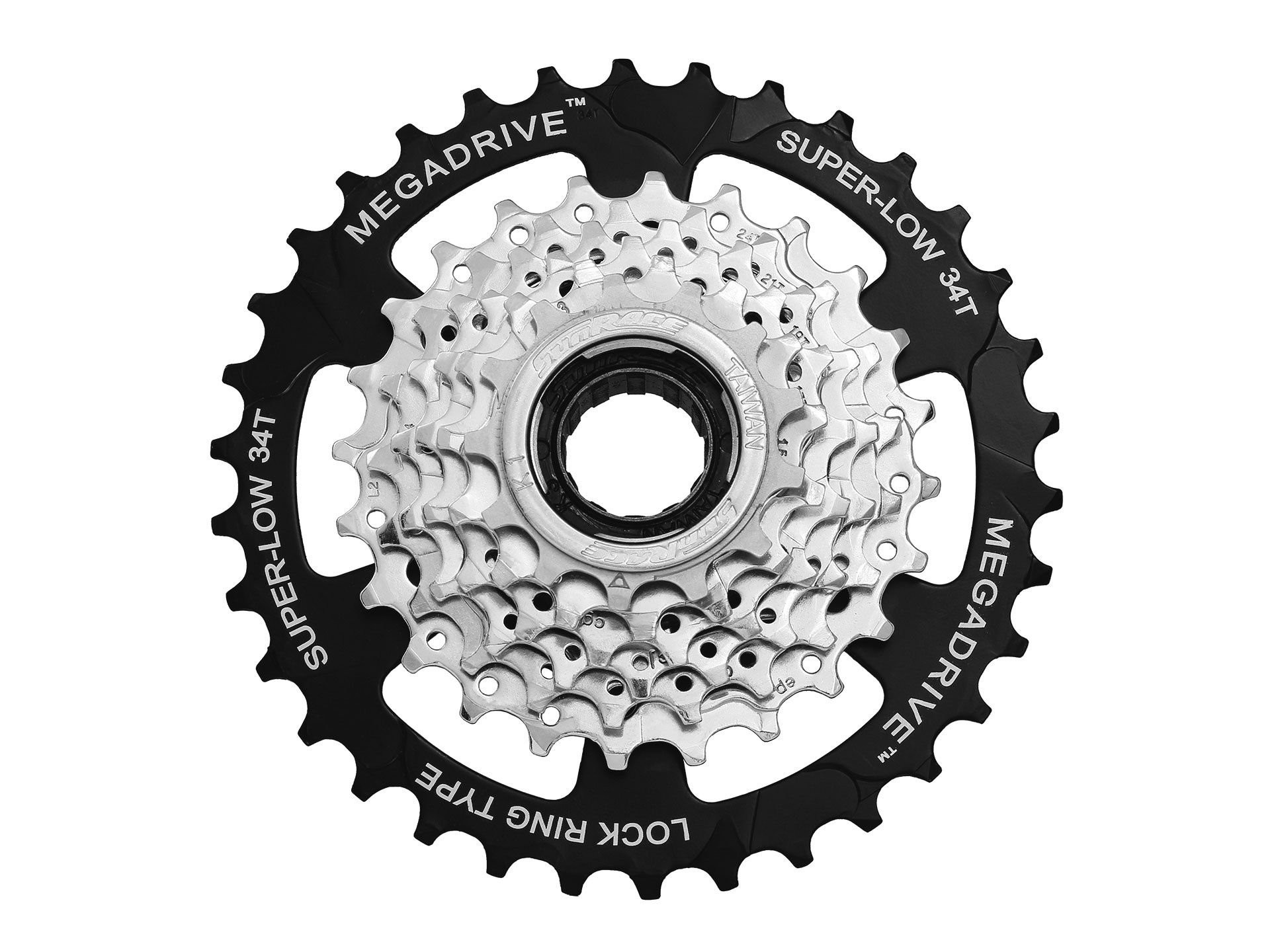 Freewheel 7 Speed Sunrace MFM4S 13-34 Tands Zink