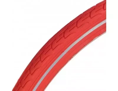 Gekleurde Fietsband - Rood