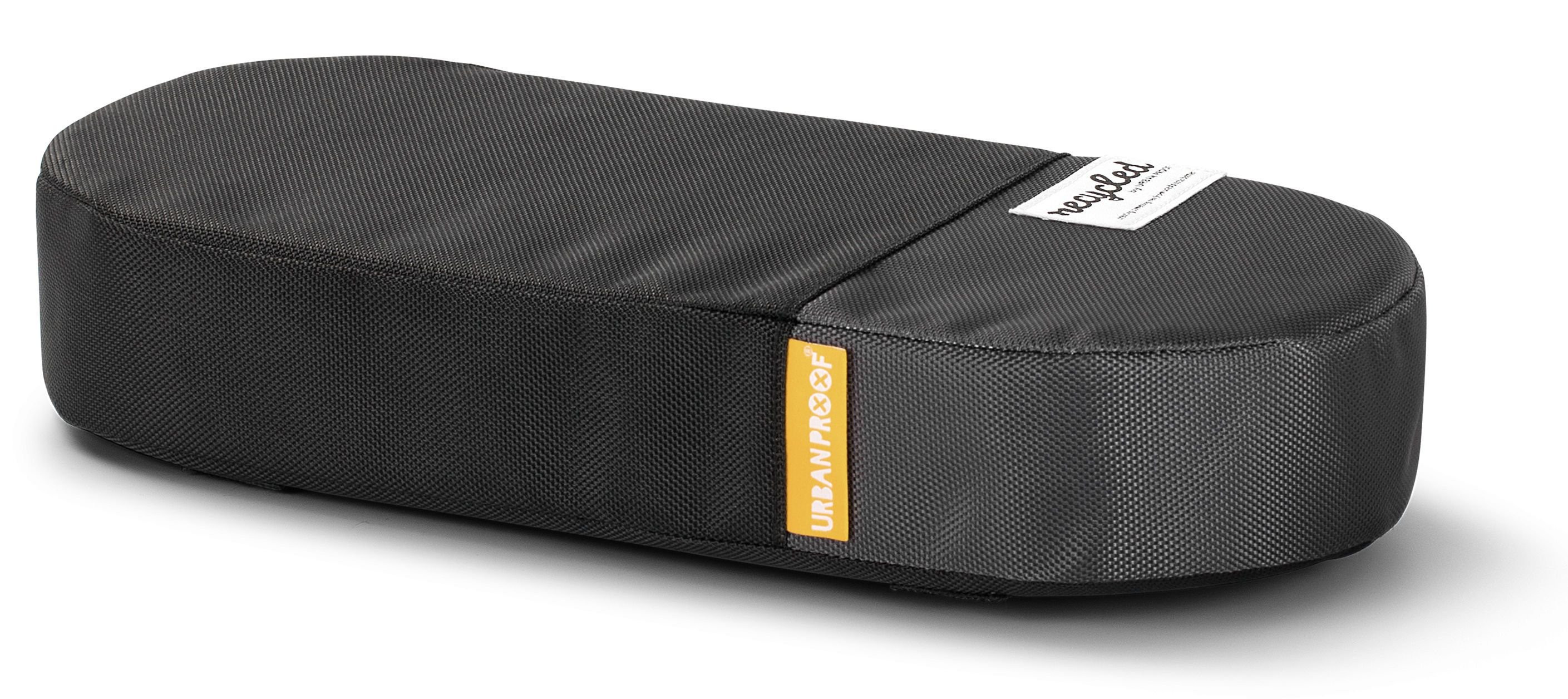 Gerecylede Bagagedragerkussen Urban Proof 37,5 x 17 x 7 cm Zwart Grijs