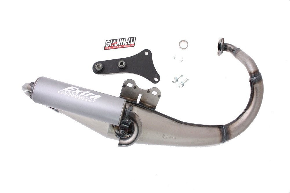 Uitlaat Giannelli extra v2 Minarelli (Titanium demper)