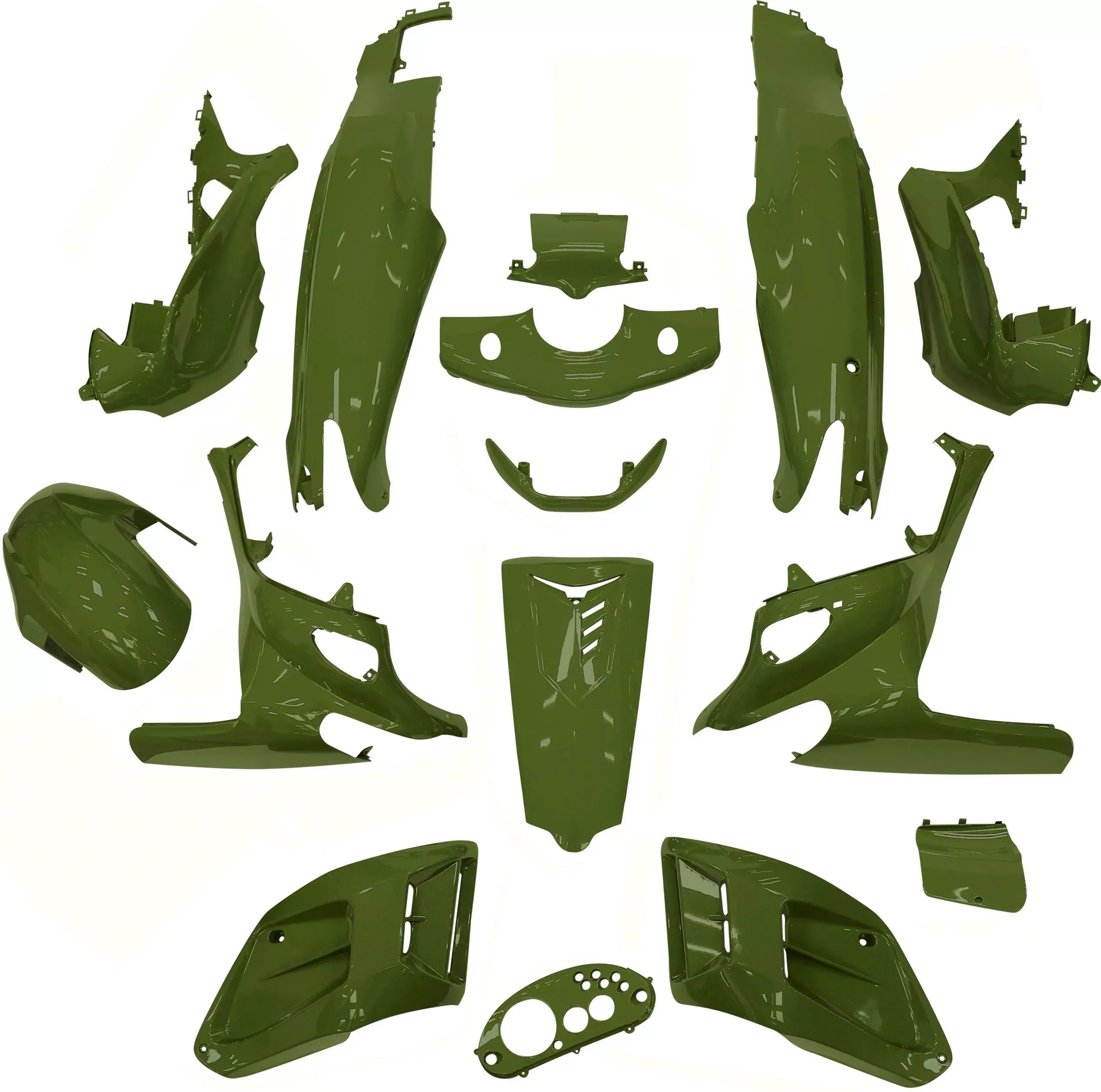 Kappenset Gilera Runner district groen 15 delig