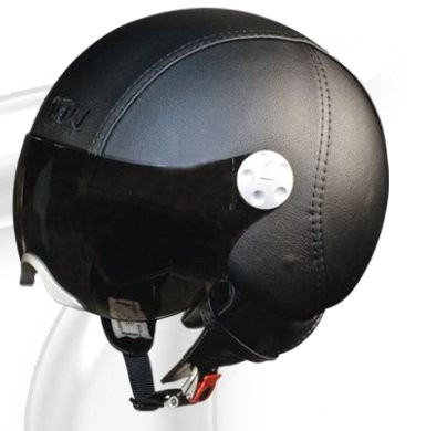 Helm Nau Course Leather Line N350 Zwart