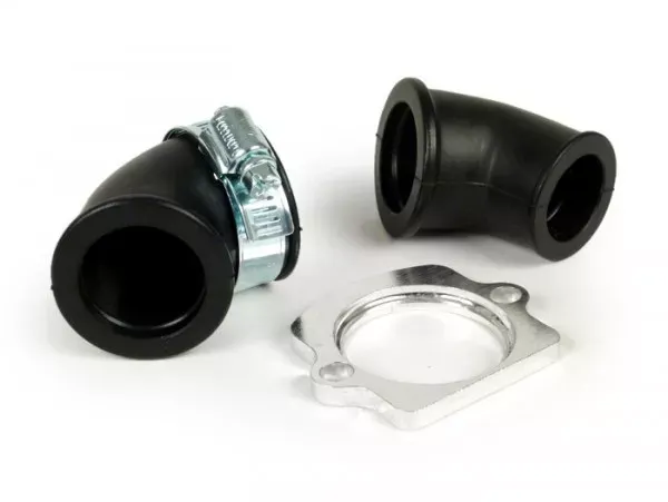 inlaatspruitstuk  101 octane twist  piaggio 50cc = cs=23mm + cs=32mm