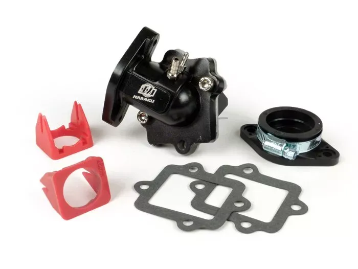 inlaatspruitstuk kit  naraku v.2  minarelli 50cc (horizontale cilinder)   cs=23mm + 32mm