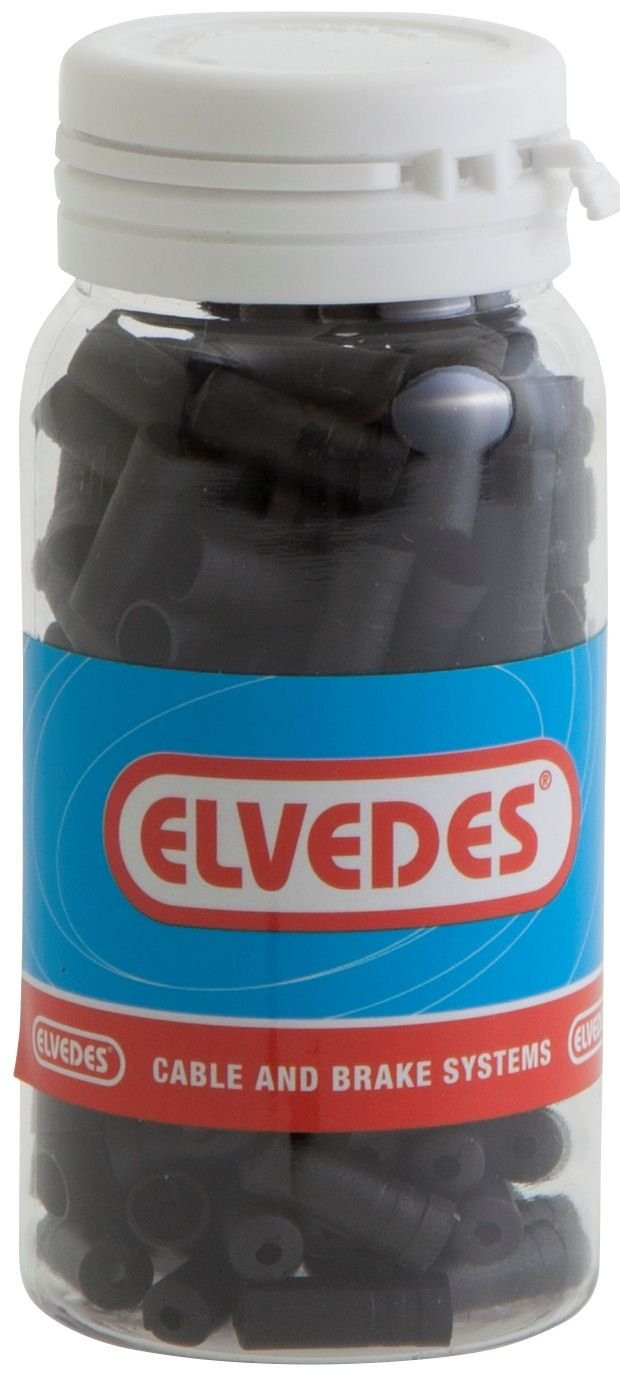 Kabelhoedje Elvedes ø4,3mm Kunststof Zwart (150 Stuks)