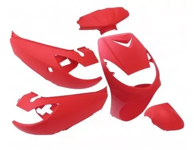 Kappenset Peugeot Vivacity mat rood