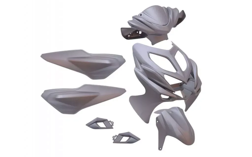 Kappenset Yamaha Aerox 2014 / Aerox R - Mat grijs