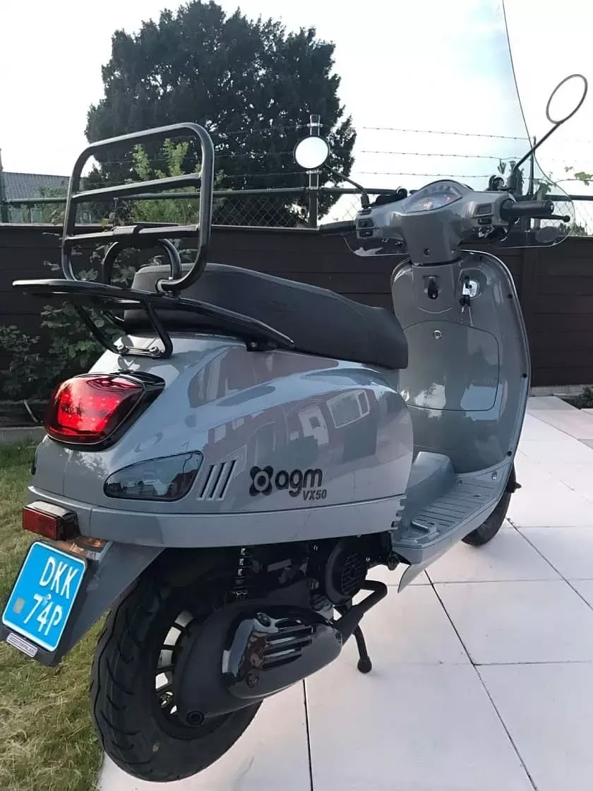 kappenset agm vx50 china lx scooter grijs