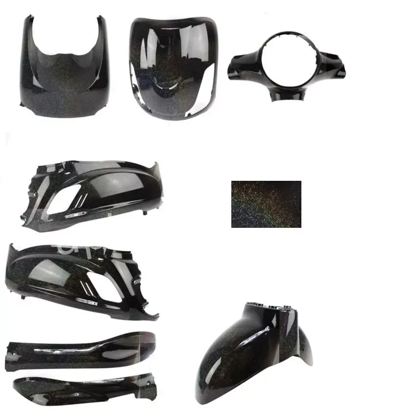 Kappenset Sym Fiddle 2 - Super Metallic Regenboog / Zwart (psychedelic)