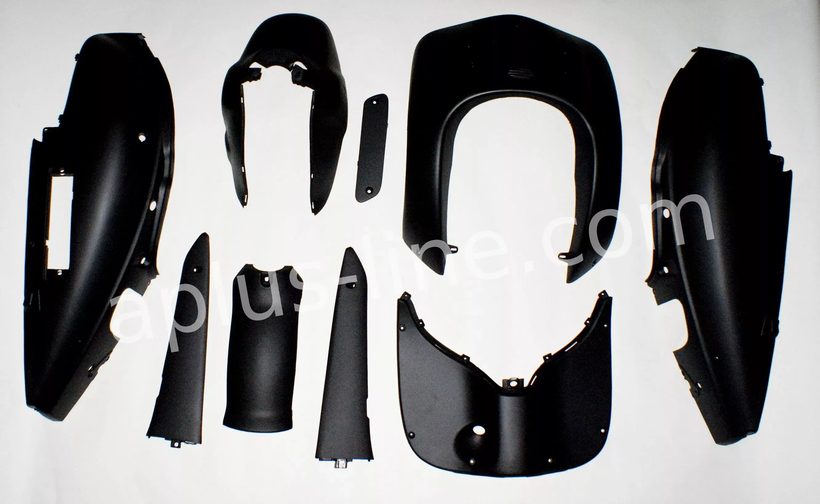 Kappenset Retro scooter mat zwart