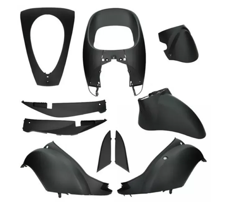 kappenset sym mio 10 delig mat-zwart