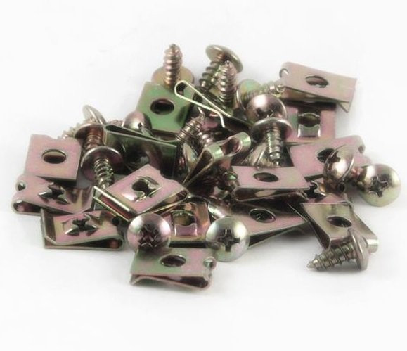 Schroevenset scooterkappen (speednut)  m4 x 10 (20 stuks)