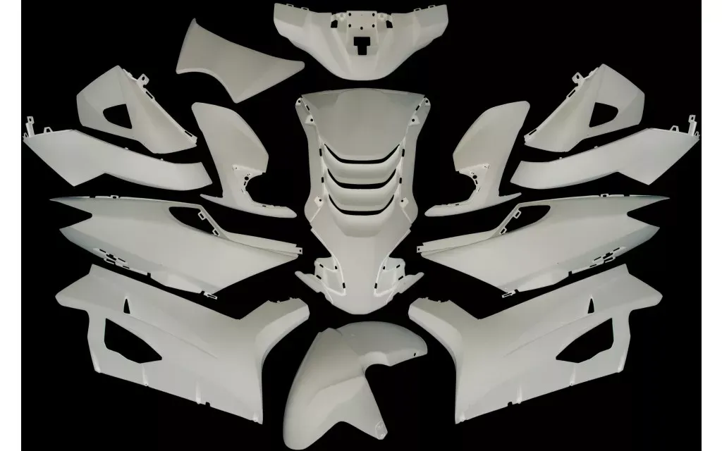 Kappenset Peugeot Speedfight 4 - Wit glans