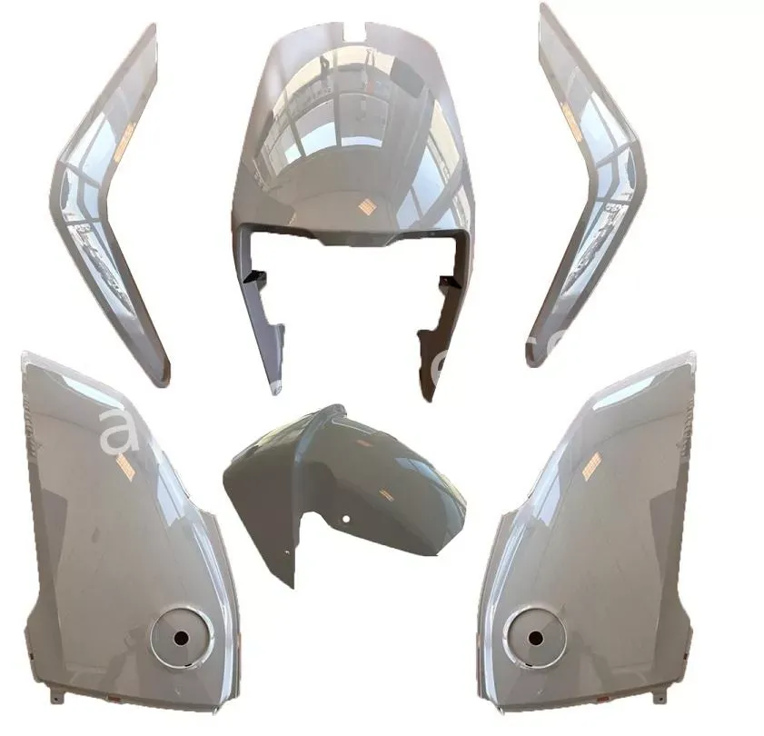 Kappenset voor Super Soco Cux - Nardo Grey