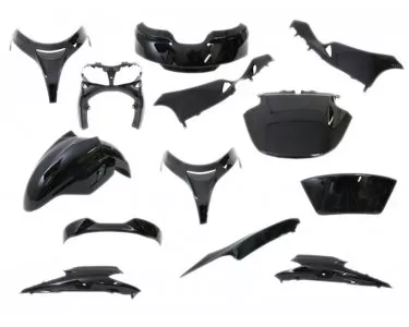 Kappenset Suzuki Burgmann Zwart Metallic