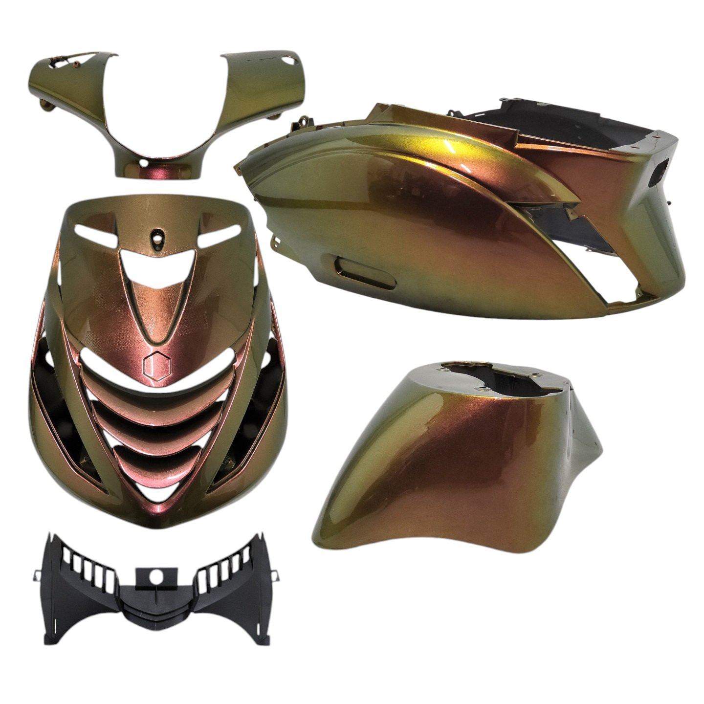 Kappenset Piaggio Zip Chesnut Brons - EVO-1