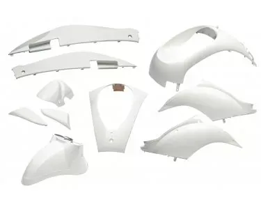 kappenset sym mio 10 delig wit metallic