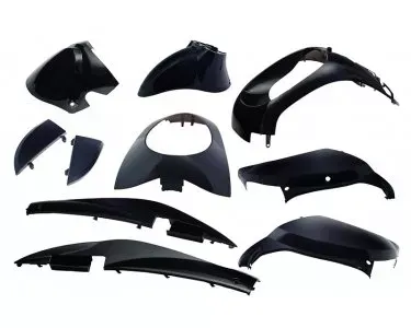 kappenset sym mio 10 delig zwart metallic