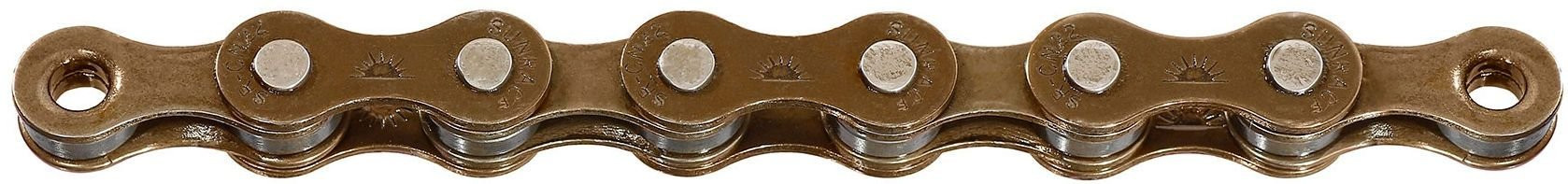 Ketting 5/6 Speed Sunrace CNM22 IH Dacromet 112 Links Zwart