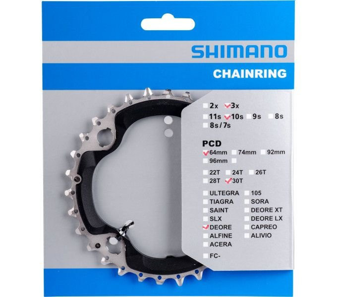Kettingblad 30T Shimano Deore FC-M6000 3x10 Speed