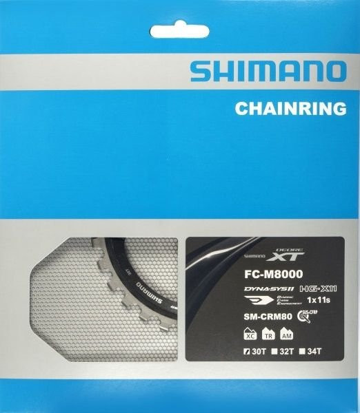 Kettingblad 30T Shimano XT FC-M8000  FC-M8020 Enkel Blad