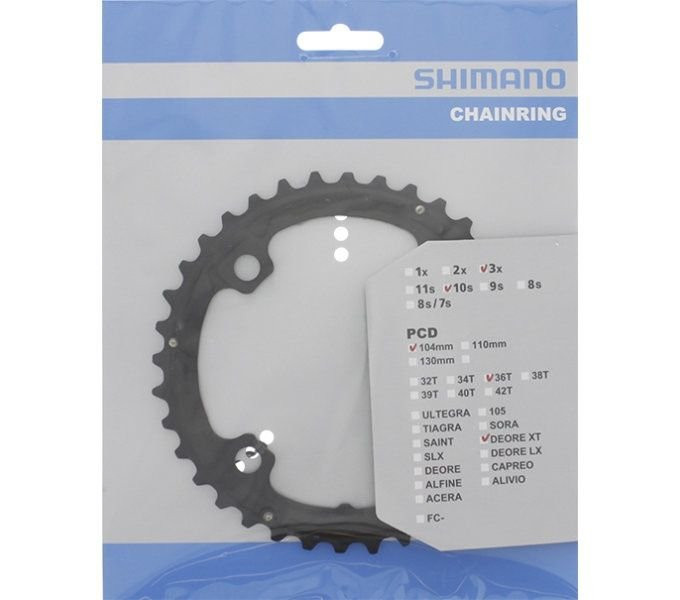 Kettingblad 36T Shimano Deore XT FC-T781 36T-AL