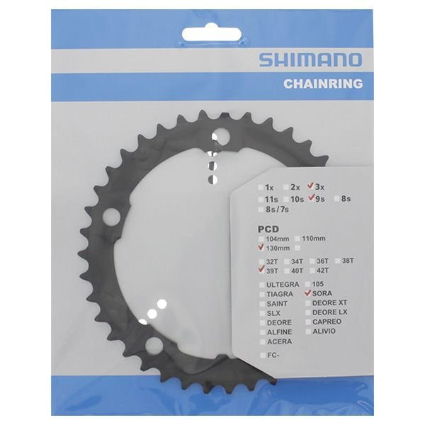 Kettingblad 39T Shimano Sora FC-3503 39T-D Zwart