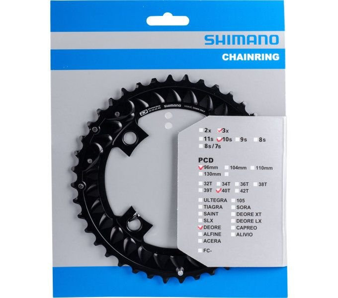 Kettingblad 40T Shimano Deore FC-M6000 3x10 Speed