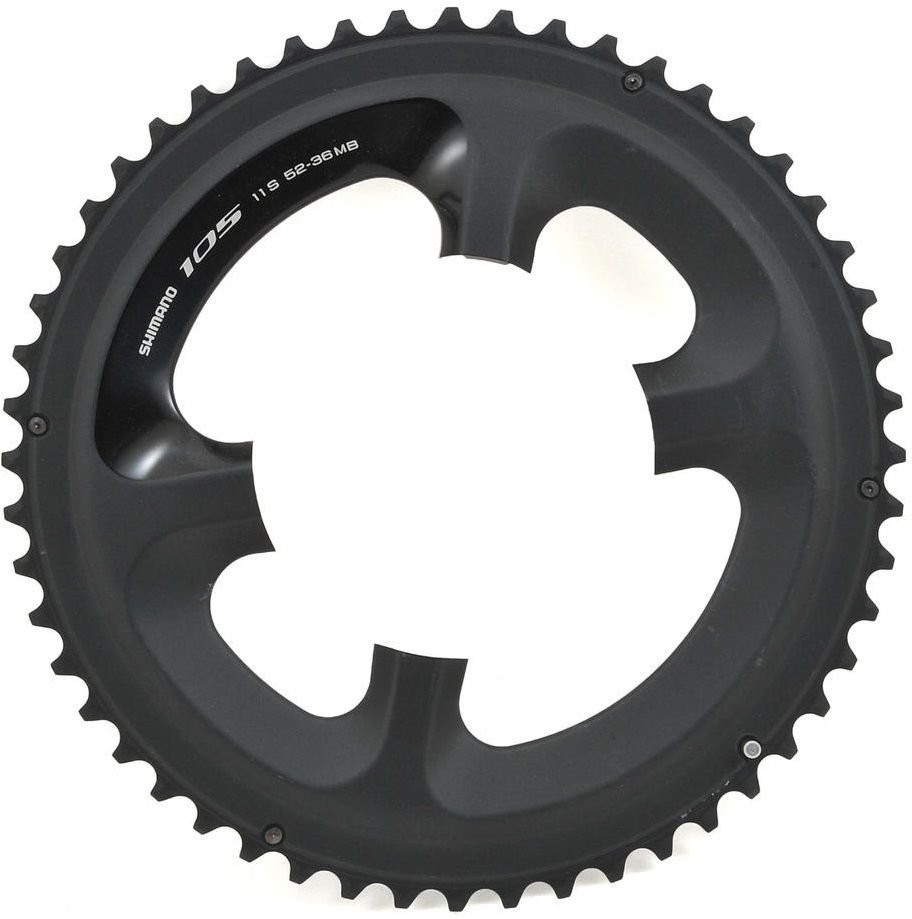 Kettingblad 52T Shimano 105 FC-5800 MB Zwart (Voor 52-36T)