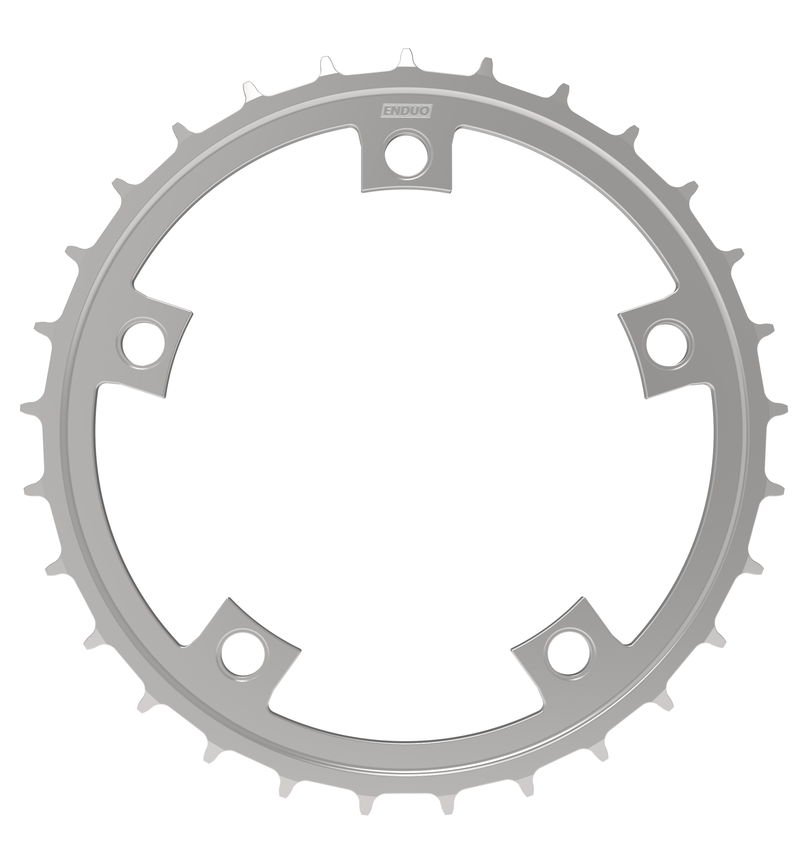 Kettingblad 58T Enduo Cargo 5-B 130-BCD Di2 Cl-41.7 Zilver